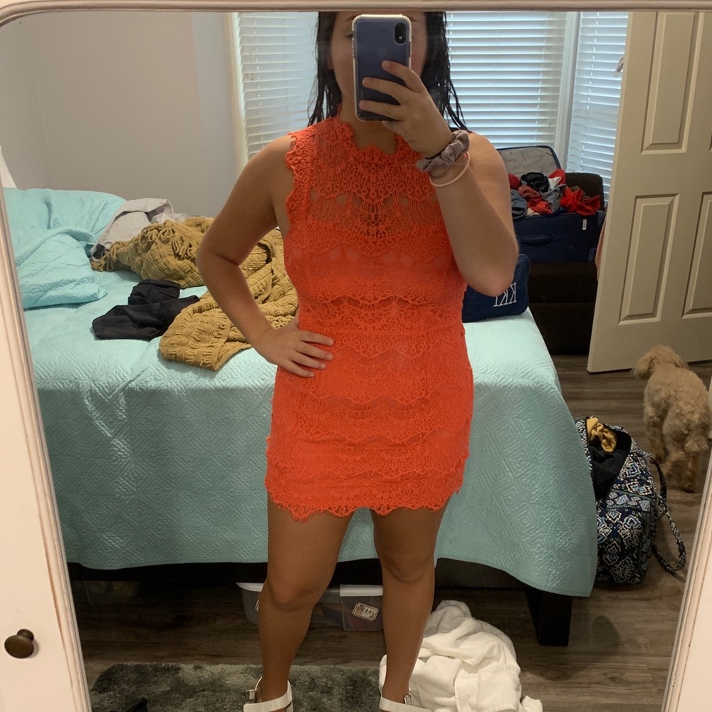 Free People Burnt Orange Dress